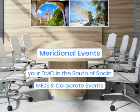 Office with chairs in a sunny corporate environment. Main picture for Meridional Events